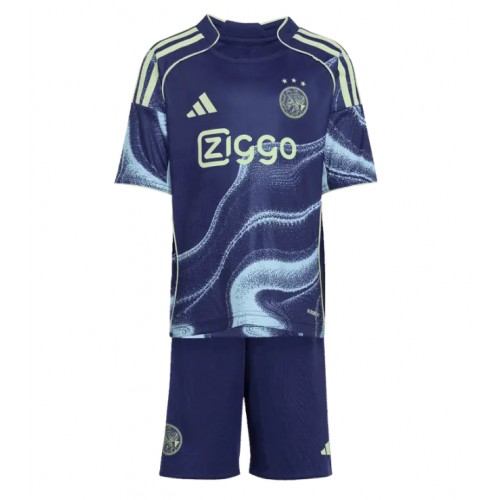 Ajax Steven Berghuis #23 Udebanesæt Børn 2025-26 Kort ærmer (+ korte bukser)